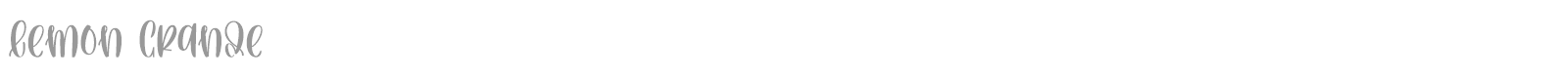 Lemon Grande font preview